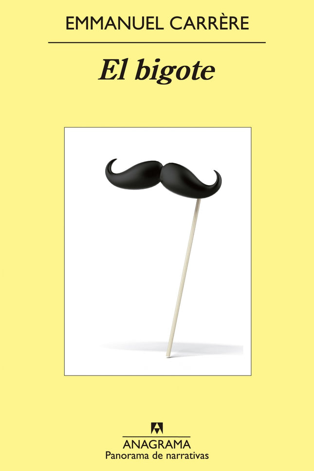 Libro El Bigote: Un hombre se afeita el bigote que lleva años luciendo. Lo hace en secreto, para darle una sorpresa a su