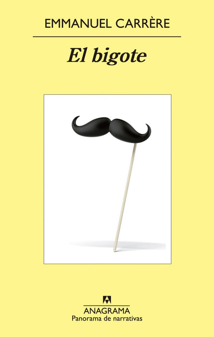 Libro El Bigote: Un hombre se afeita el bigote que lleva años luciendo. Lo hace en secreto, para darle una sorpresa a su