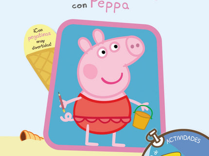 Libro De Vaciones Con Peppa Pig, 3 Años: 'De vacaciones con Peppa Pig' es un cuaderno de actividades lleno de material d