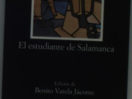 Libro El Estudiante De Salamanca: «El estudiante de Salamanca», de José de Espronceda (1808-1842), contiene una textura 