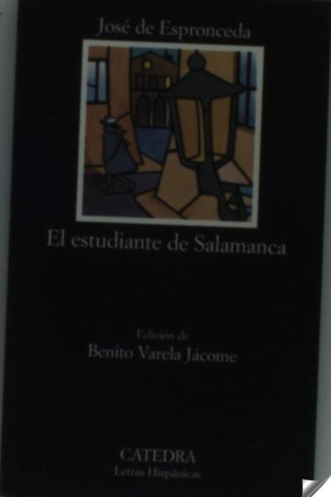 Libro El Estudiante De Salamanca: «El estudiante de Salamanca», de José de Espronceda (1808-1842), contiene una textura 