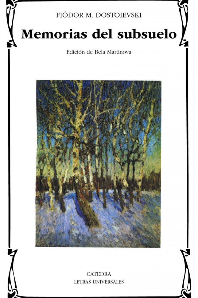Libro Memorias Del Subsuelo: Fiódor M. Dostoievski escribe «Memorias del subsuelo» en un momento social y político basta