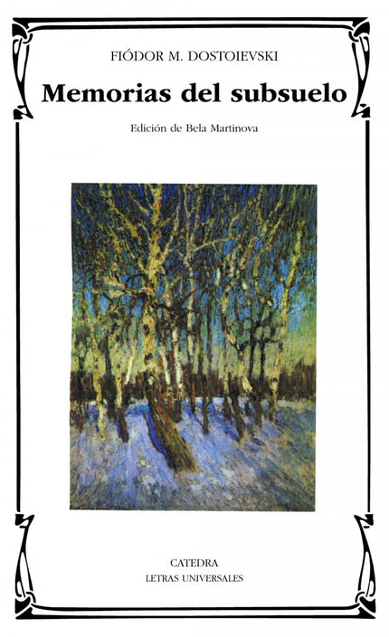Libro Memorias Del Subsuelo: Fiódor M. Dostoievski escribe «Memorias del subsuelo» en un momento social y político basta
