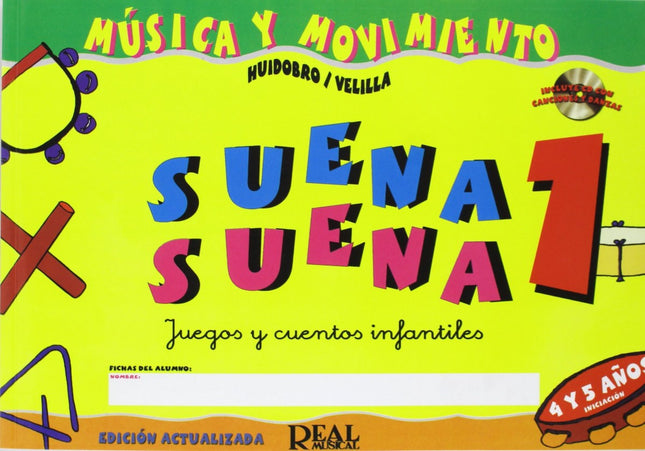 Libro Suena Suena 1 (4-5 Años): .