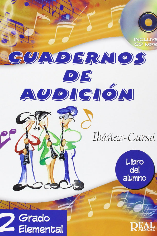 Libro Cuadernos De Audición 2º Grado Elemental: .