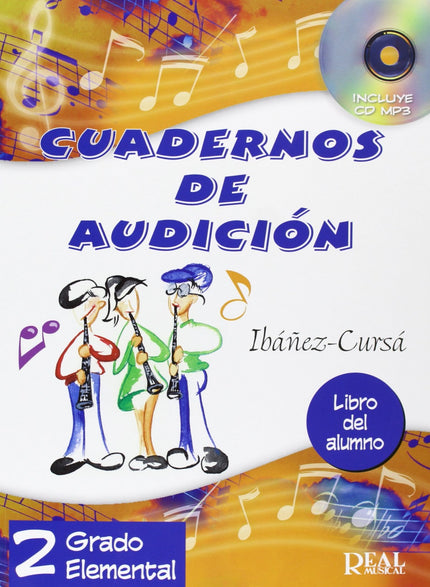 Libro Cuadernos De Audición 2º Grado Elemental: .