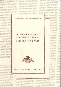 Libro Nuevas Páginas Universitarias Salmantinas: .