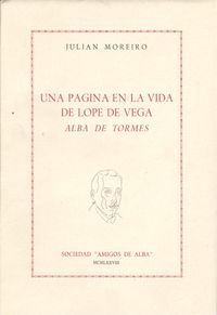 Libro Una Página En La Vida De Lope De Vega: .