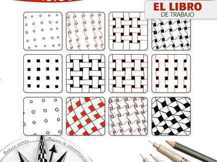 Libro Zentangle Basico: El zentangle transforma los dibujos en diseños artísticos al tiempo que reduce el estrés y mejor