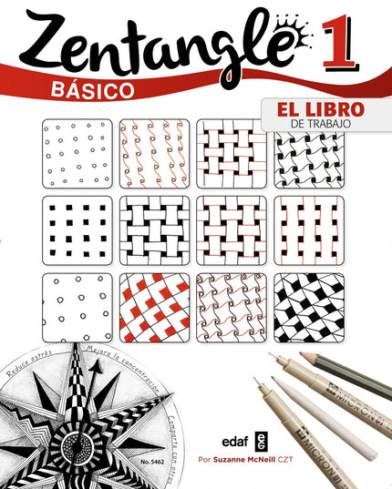 Libro Zentangle Basico: El zentangle transforma los dibujos en diseños artísticos al tiempo que reduce el estrés y mejor