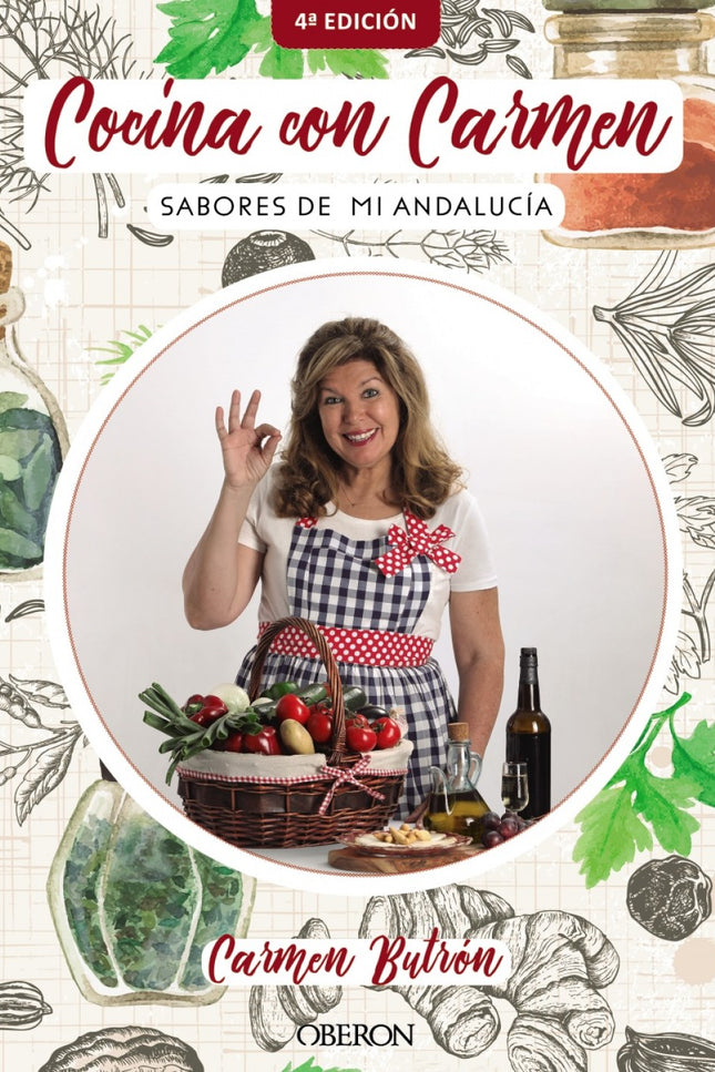 Libro Cocina Con Carmen: Carmen, del canal de YouTube 'Cocina con Carmen' nos presenta su primer libro de recetas con sabores de su tierra. En él encontrarás 100 recetas tanto dulces como saladas explicadas paso a paso.