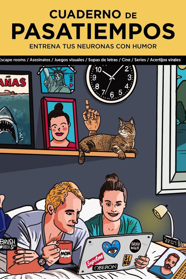 Cuaderno De Pasatiempos. Entrena Tus Neuronas Con Humor