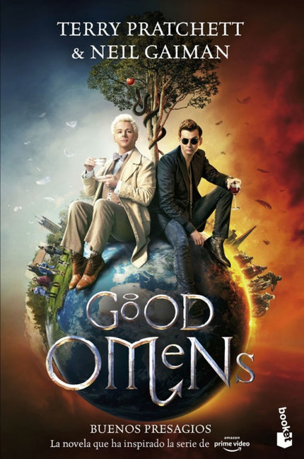 Libro Good Omens: Según Las Buenas y Acertadas profecías de Agnes la Chalada Bruja (el único libro fiable de profecías, escrito en 1655, antes de que ella explotara), el fin del mundo tendrá lugar el sábado. El próximo sábado, para ser exactos.