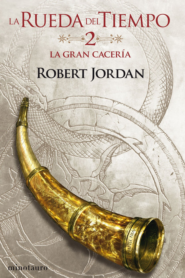 Libro La Gran Cacería: íRand ha sobrevivido a su primer enfrentamiento con los perversos seguidores del Oscuro, pero ni sus amigos ni él están a salvo, ya que el señor del mal ha liberado a los Renegados, mientras los héroes de todas las eras se levantan de la tumba cuando el Cuerno de Valere los saca de su sueño. Al verse obligado a enfrentarse a las fuerzas de la oscuridad, Rand decide escapar de su destino.Pero la profecía tiene que cumplirse.