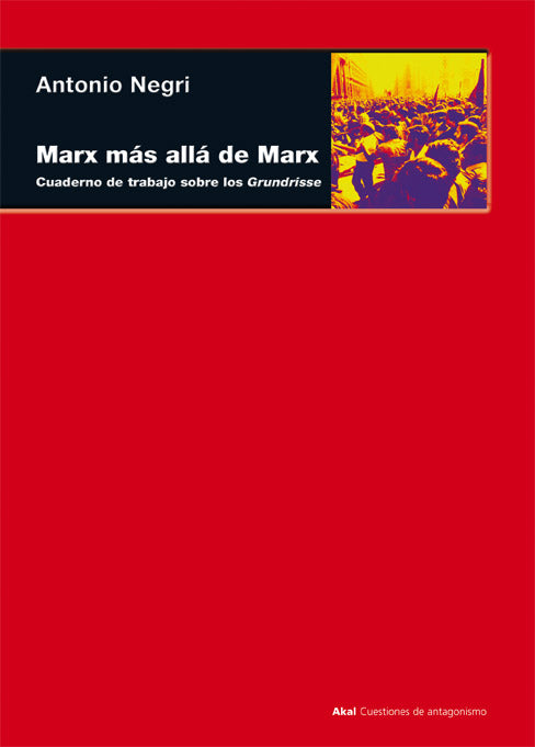 Marx más allá de Marx - Antonio Negri - Tapa blanda