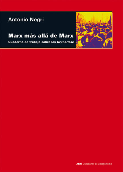 Marx más allá de Marx - Antonio Negri - Tapa blanda