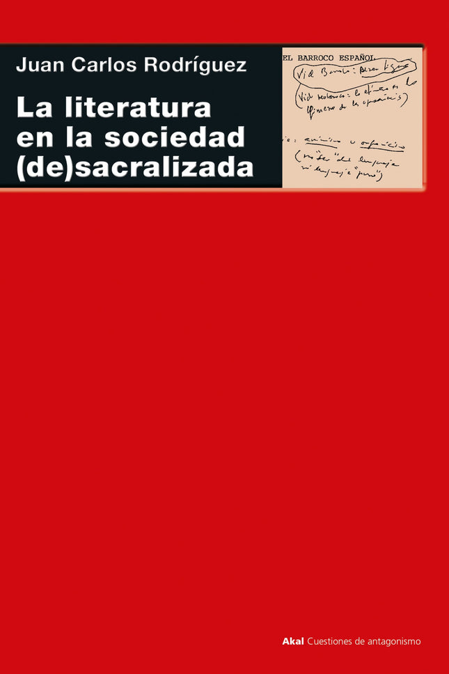 La Literatura En La Sociedad (de)sacralizada