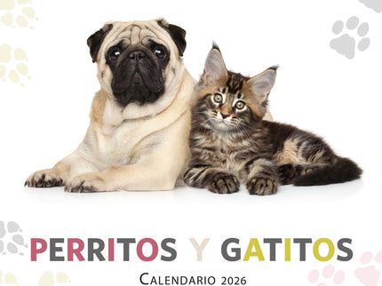 Calendario Perritos Y Gatitos 2026