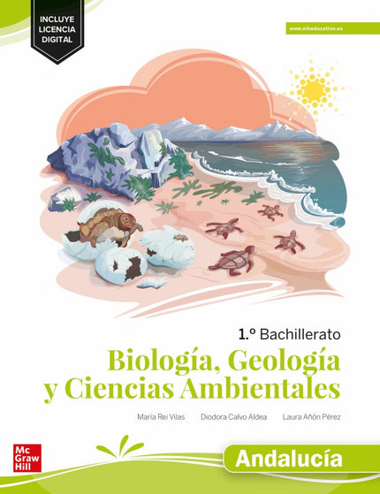  Biología, Geología y Ciencias Ambientales 1.º Bachillerato. Andalucía  - M. Rei - TAPA BLANDA O BOLSILLO