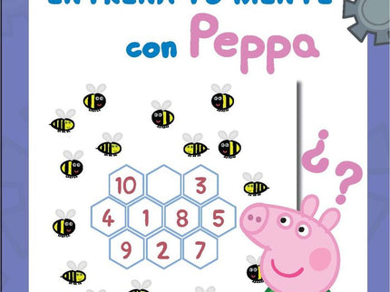 Entrena tu mente con Peppa. 5 años (Peppa Pig. Cuaderno de actividades) - Hasbro - Tapa blanda