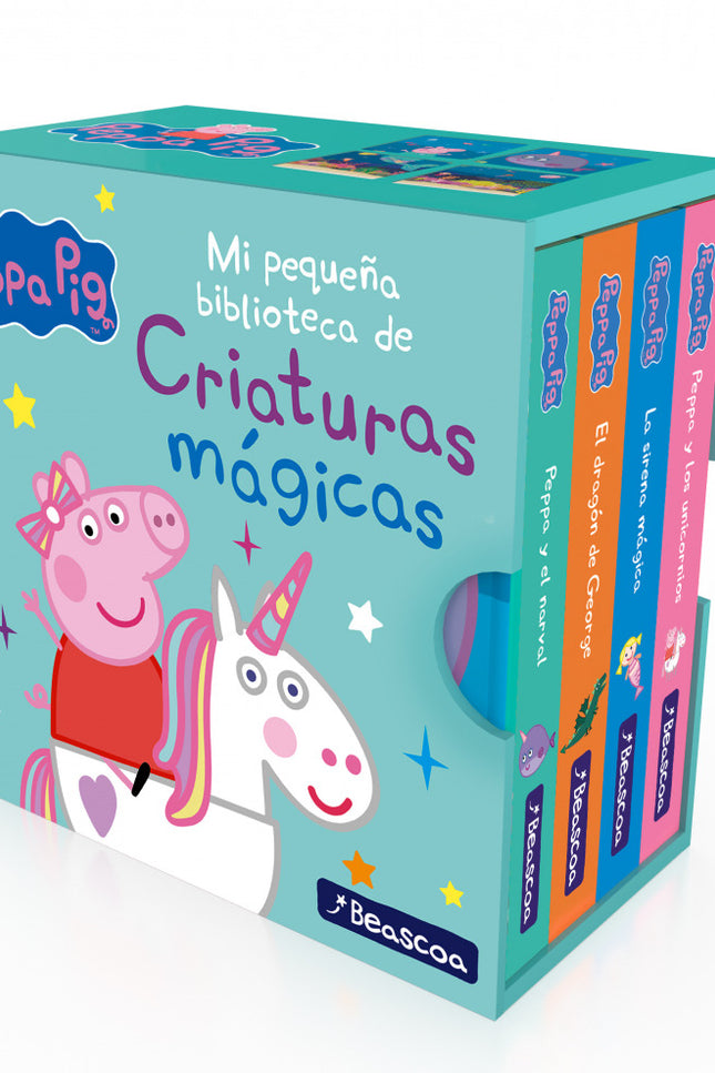 Mi Pequeña Biblioteca De Criaturas Mágicas. Sirenas, Unicornios, Narvales Y Dragones (peppa Pig)