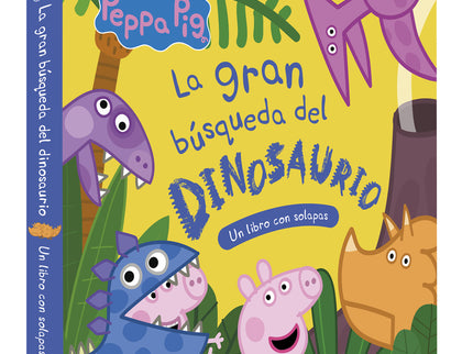 Peppa Pig. Libro De Cartón Con Solapas - La Gran Búsqueda Del Dinosaurio