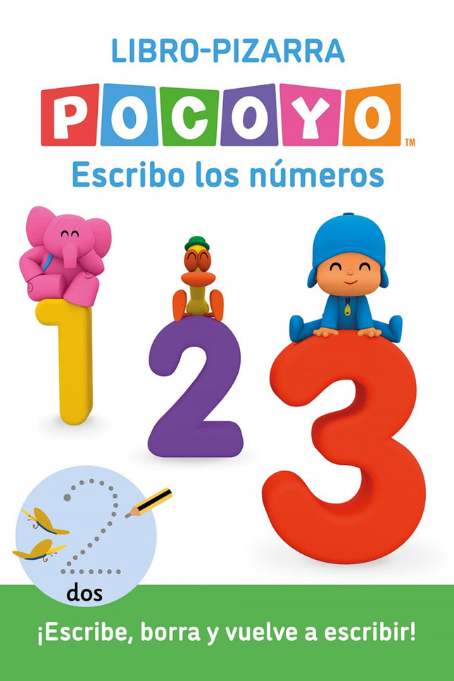 Pocoyó. Lectoescritura - Escribo Los Números. (libro-pizarra)