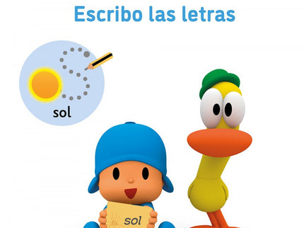Pocoyó. Lectoescritura - Escribo Las Letras. (libro-pizarra)