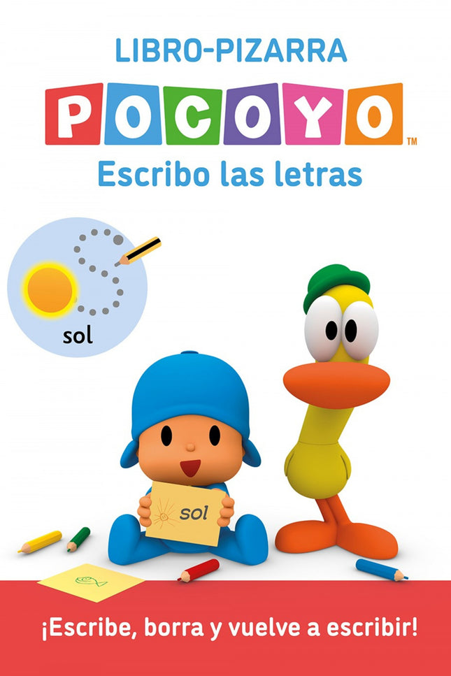 Pocoyó. Lectoescritura - Escribo Las Letras. (libro-pizarra)