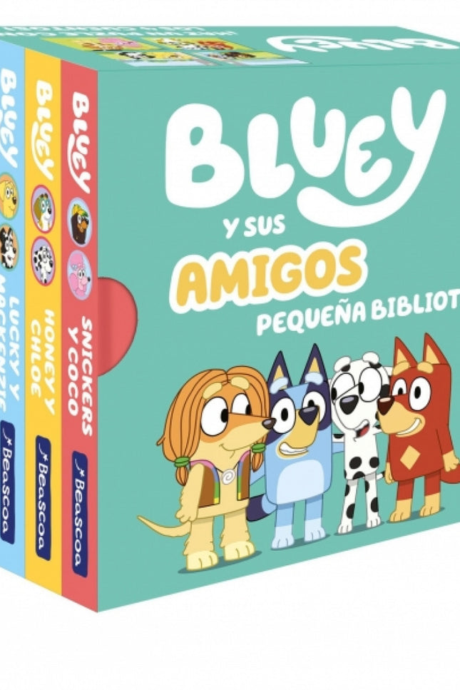Bluey. Libro Juguete - Bluey Y Sus Amigos. Pequeña Biblioteca (edición En Español)