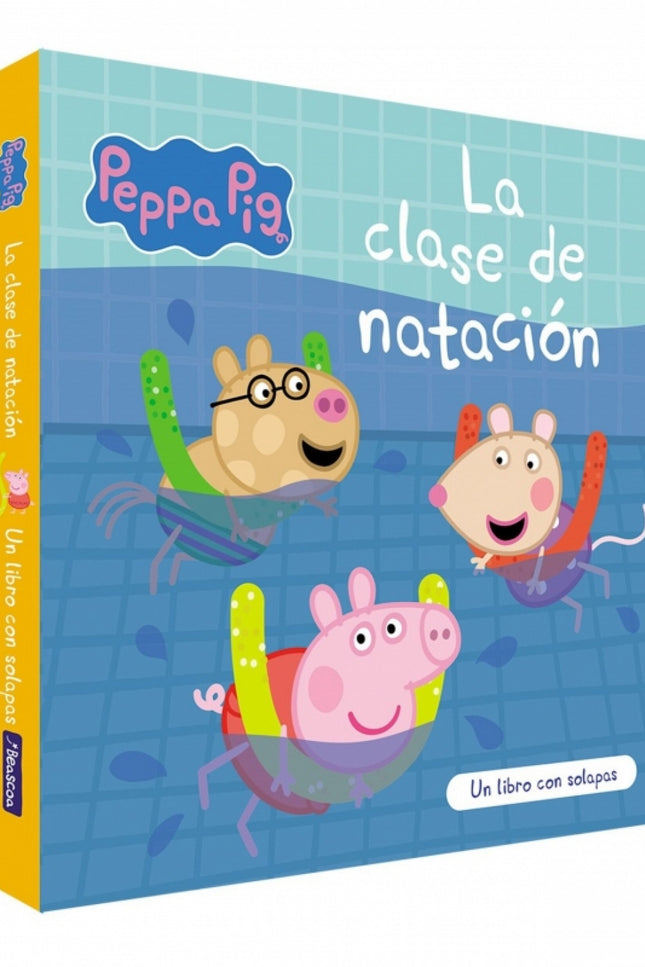 Peppa Pig. Libro De Cartón Con Solapas - La Clase De Natación