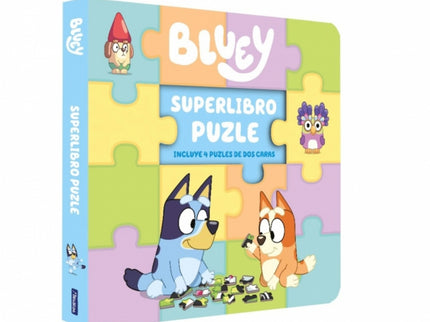 Bluey. Libro Juguete - Superlibro Puzzle. 4 Puzles De Dos Caras Para Leer Y Jugar