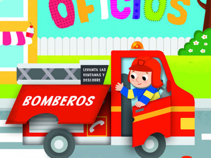 Libro Descubro Los Oficios: Un libro en donde aprenderemos animales y conceptos relacionados con los oficios, con tan solo levantar las solapas de cartón. Las