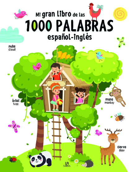 Libro Mi Gran Libro De Las 1.000 Palabras Español-inglés: Tienes entre tus manos una manera fácil y divertida de aprender un montón de palabras en inglés: este gran libro lleno de simpáticas y vibrantes ilustraciones te ayudarán a acelerar el aprendizaje de este idioma, ampliar tu vocabulario y potenciar tu memoria visual. ¡Todos en casa podréis practicar el inglés!