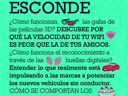 Libro Lo Que La Física Esconde...: Descubre más sobre la ciencia que hace girar el mundo, incluida la tecnología cotidiana, los objetos en el hogar, la sorprendente física en la naturaleza, la increíble ingeniería y la ciencia detrás de cosas en las que nunca hubieras pensado, como guitarras eléctricas, juguetes para ejecutivos y relojes de pulsera. Repleto de ilustraciones detalladas, es perfecto para cualquiera que haya sentido alguna vez curiosidad por la ciencia de la vida.