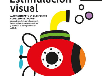 Estimulacion Visual 6m+- Alto Contraste En El Espectro Completo De Colores