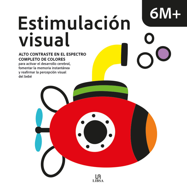 Estimulacion Visual 6m+- Alto Contraste En El Espectro Completo De Colores