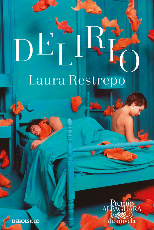 Libro Delirio (premio Alfaguara De Novela 2004): La novela por la que Laura Restrepo fue galardonada con el Premio Alfaguara de novela 2004. «Todos los secretos están guardados en un mismo cajón, el cajón de los secretos, y si desvelas uno, corres el riesgo de que pase lo mismo con los demás.» Un hombre regresa a casa después de un corto viaje de negocios y encuentra que su esposa ha enloquecido completamente.