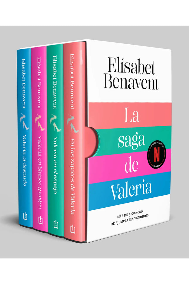Libro La Saga De Valeria (edición Pack): Hazte con esta edición estuche que contiene las cuatro novelas de «La saga de Valeria» y enamórate de una de las obras más aclamadas de @BetaCoqueta. En los zapatos de Valeria Valeria en el espejo Valeria en blanco y negro Valeria al desnudo Valeria vive en Madrid.