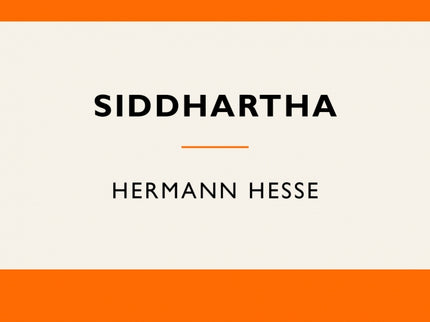SIDDHARTHA - Hermann Hesse - RUSTICA