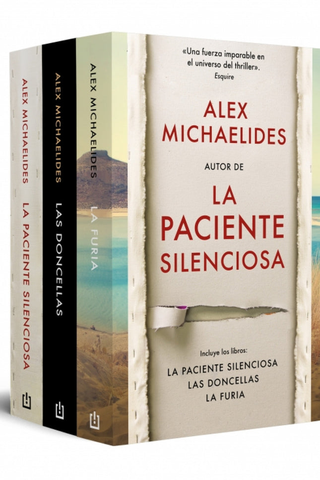 Pack Alex Michaelides (contiene: La Paciente Silenciosa / La Furia / Las Doncellas)