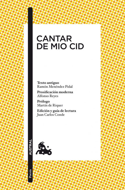 Libro Cantar De Mio Cid: .