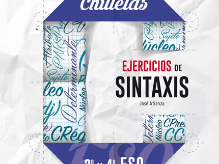 Libro Ejercicos De Sintáxis: EJERCICIOS DE SINTAXIS PARA 3. º y 4. º DE LA ESO es una recopilación de ejercicios de sint