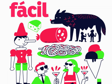 Libro Italiano Fácil: El método de aprendizaje más innovador, ameno y eficaz para aprender italiano a tu propio ritmo y sin esfuerzo. En este libro encontrarás: Múltiples situaciones comunicativas para adquirir y practicar el vocabulario fundamental y las expresiones más usuales del italiano de hoy.