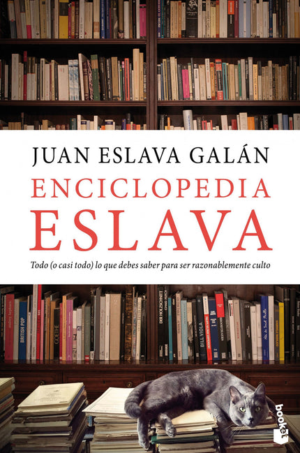 Libro Enciclopedia Eslava: El prolífico divulgador y escritor Juan Eslava Galán reúne en estas más de 600 páginas un compendio de la sabiduría y cultura general que todos debemos y estamos obligados a conocer. Desde geografía, filosofía e historia de España hasta ciencias o literatura.