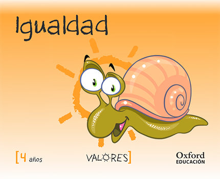 Libro Educación En Valores 4 Años. Igualdad: .