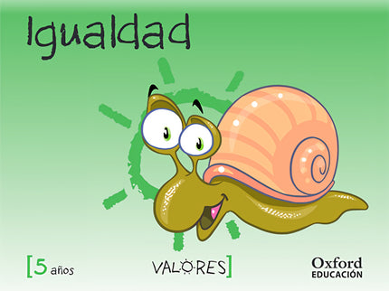 Libro Educación En Valores 5 Años. Igualdad: .