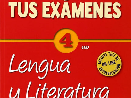 Libro Aprueba Tus Exámenes: Lengua Castellana Y Literatura 4º Eso: Cuaderno diseñado como refuerzo y repaso de los conte