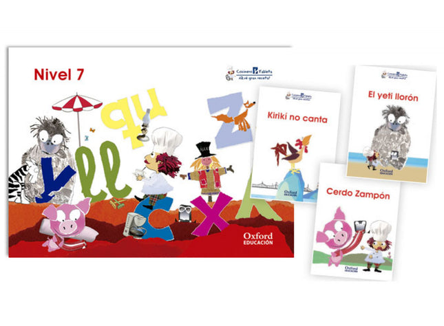 Libro Inf 5 Años Cocinero Pack Cuaderno+cuentos 7: .