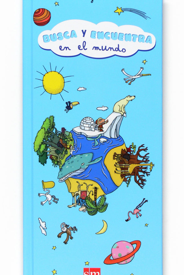 Libro Busca Y Encuentra En El Mundo: Un divertido libro en el que hay que buscar animales, cosas y personas. Busca un dr